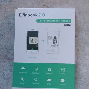 2.0 Smart Erasable Notebook - Green and White